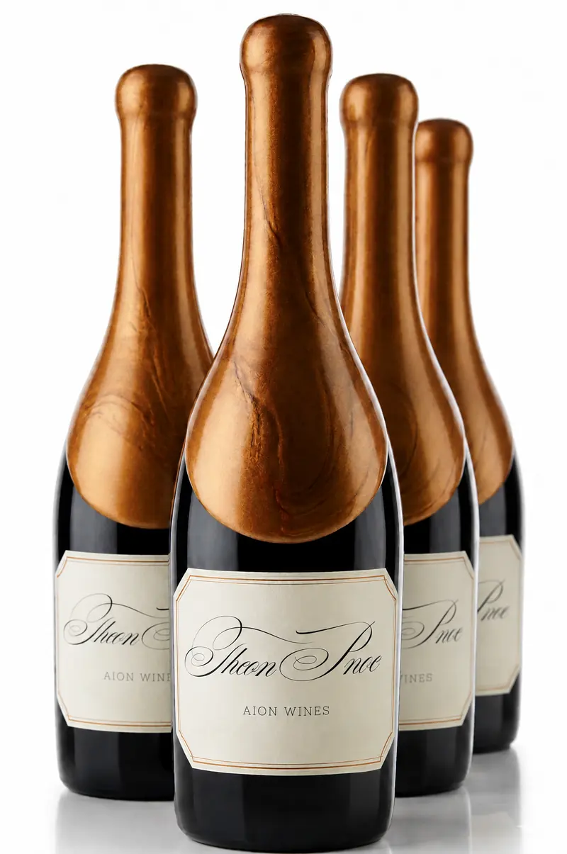 Φιάλες Θεών Πνοή της AION WINES με χάλκινο λαιμό